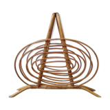 Rattan magazine holders