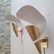 Modernist wall sconces by Metalarte 1950-60