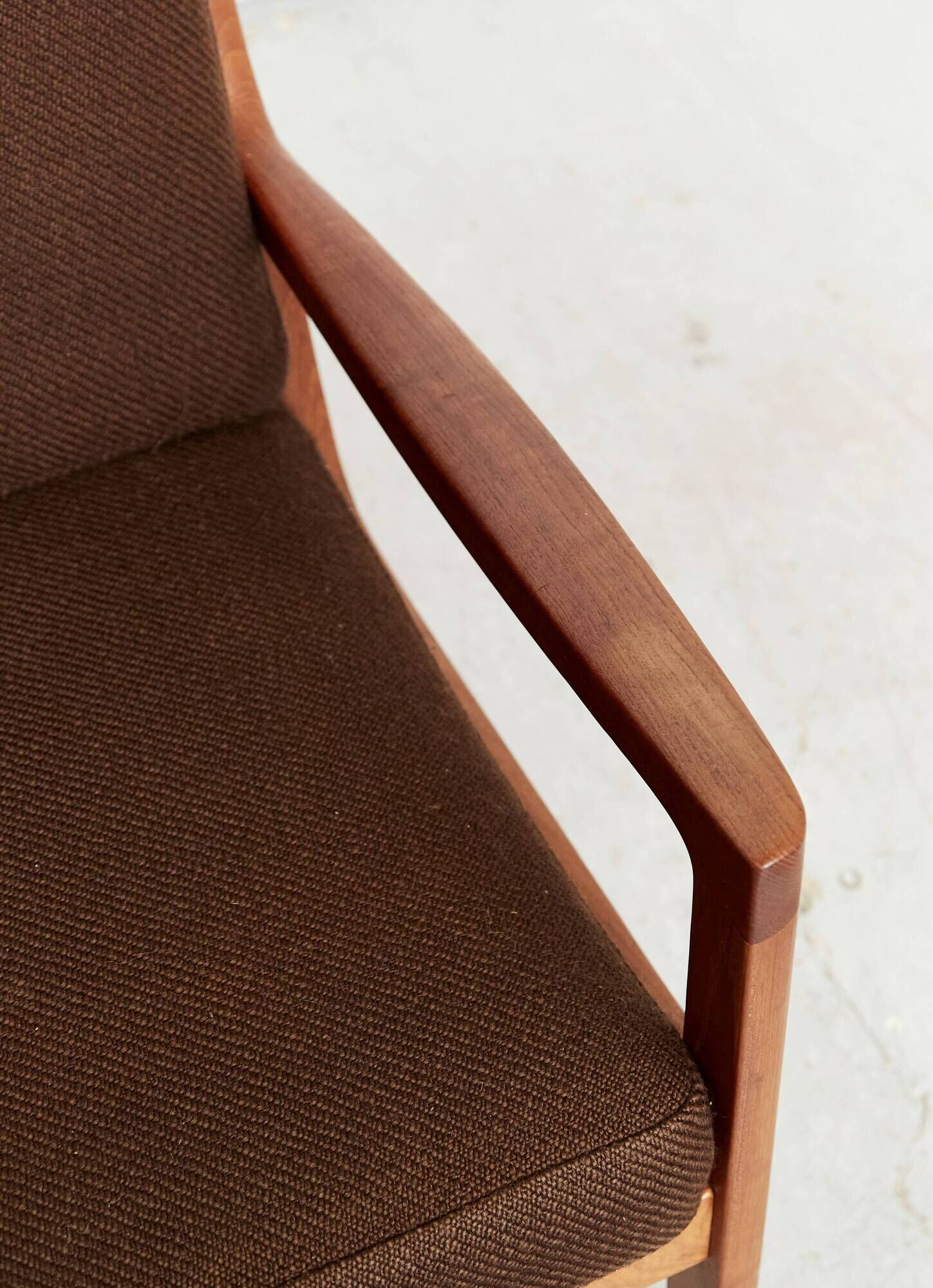 Fauteuil "Senator" du milieu du siècle par Ole Wanscher pour France & Søn