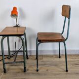 Vintage industrial children's chair