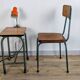 Vintage industrial children's chair