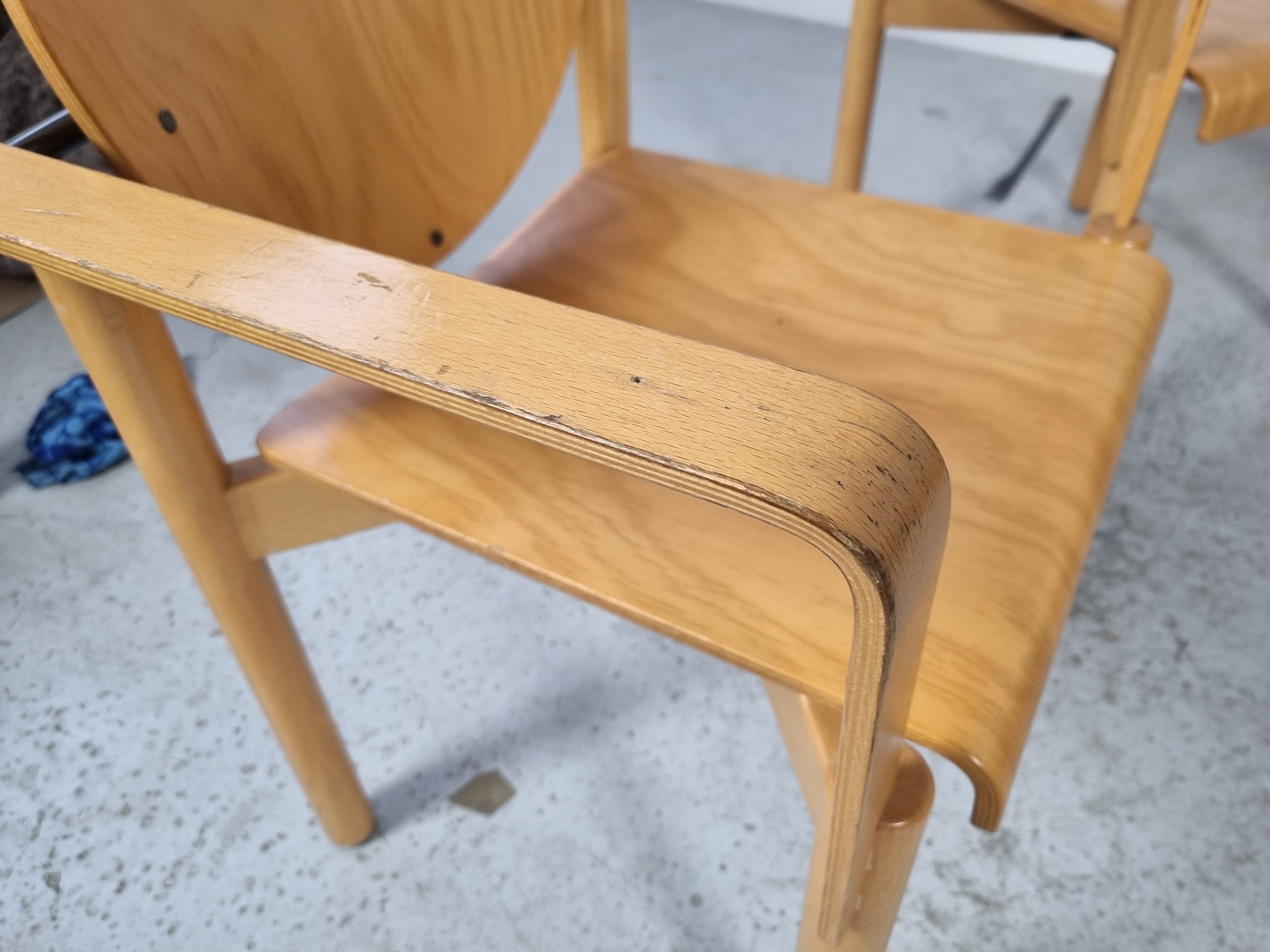 6 kusch&co chairs 80s