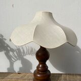 Suspension or lampshade in floral shaped fabrics Goldkant cocoon style
