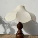 Suspension or lampshade in floral shaped fabrics Goldkant cocoon style