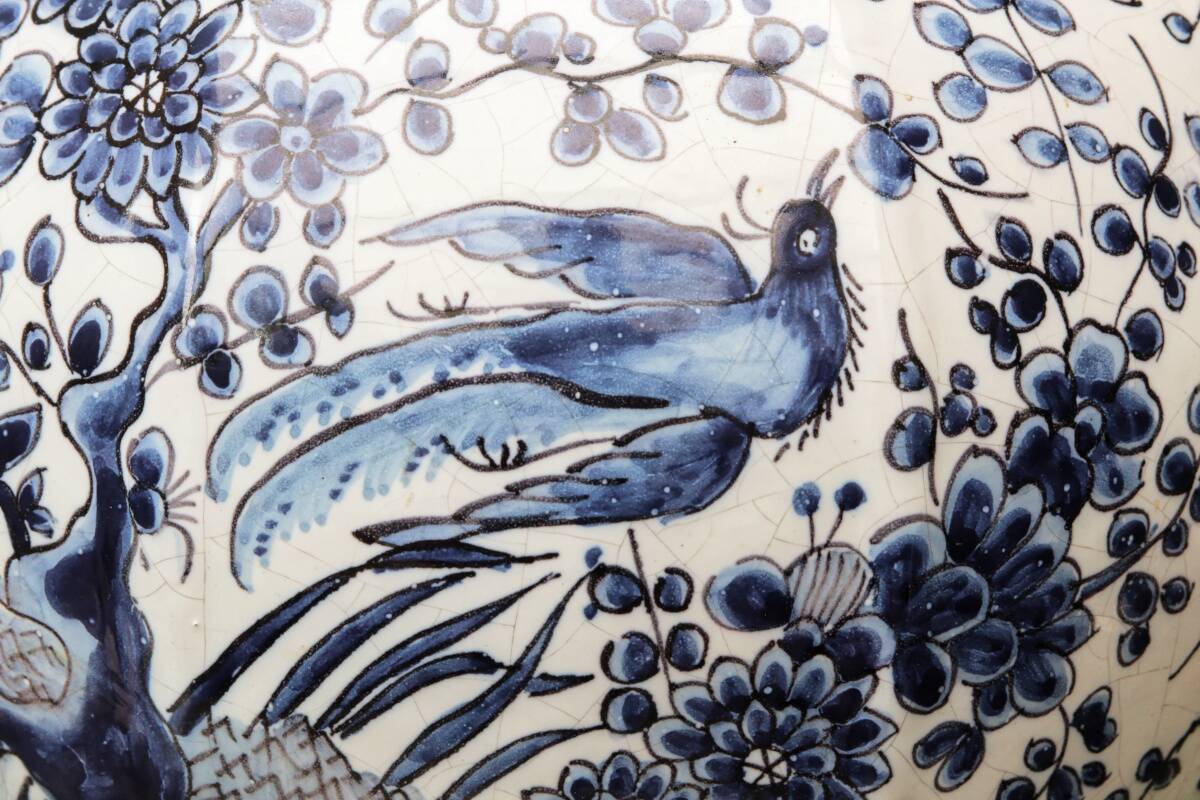 Paire de potiches couvertes, Delft, 18ème, Willem Van der Kool
