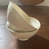 Ribbed old bowls.