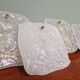 Pair of frosted glass wall lights, Kalmar, 1960s