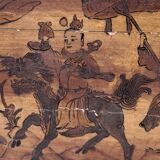 Panel Silkscreened wood China 19th