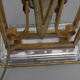 Lampe de table perroquet en cristal, années 1970