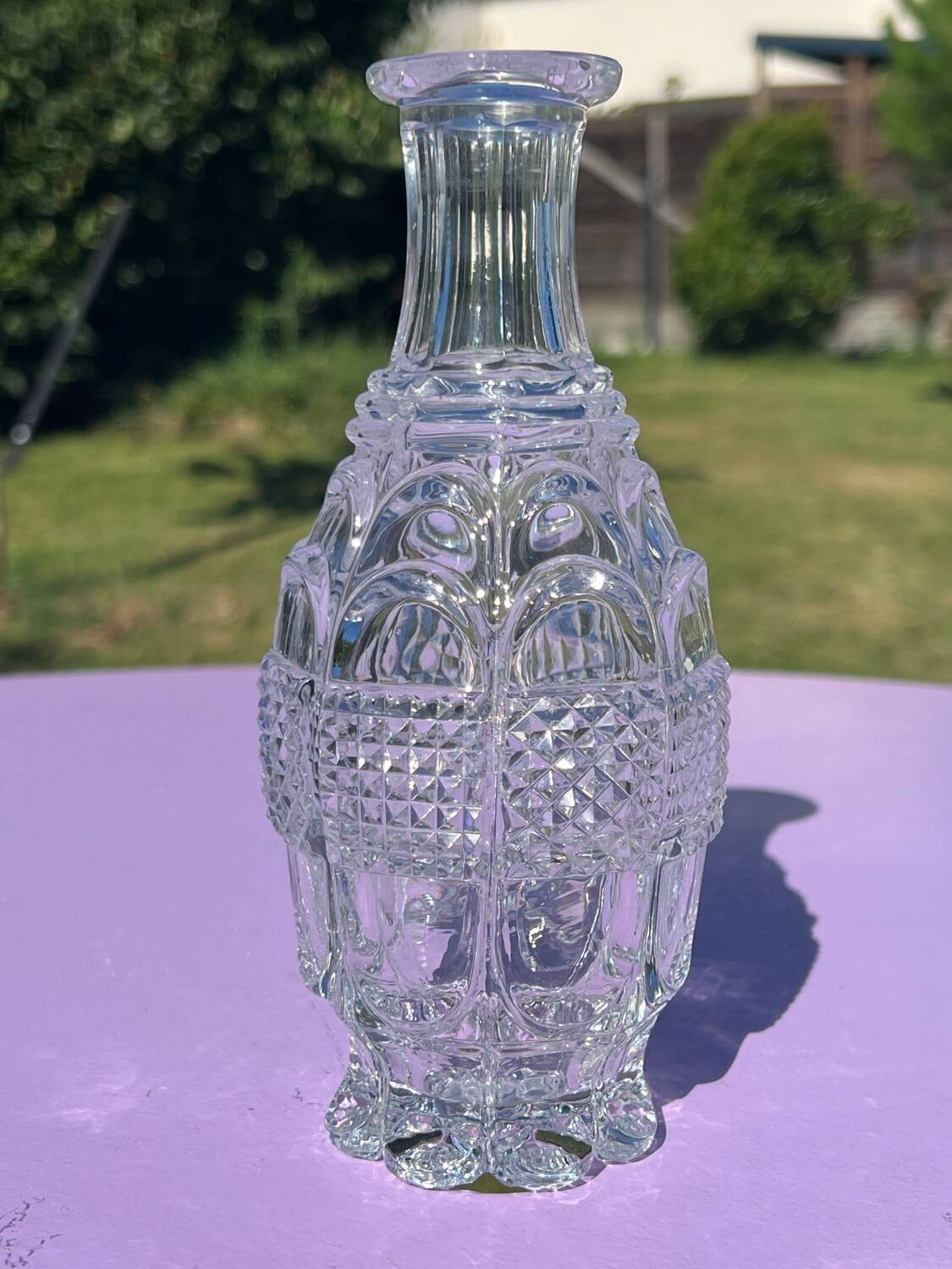 Baccarat crystal liqueur carafe - Le Creusot 19th century