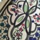 Moroccan glazed ceramic dish in Safi craft style