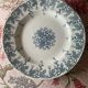K&g lunéville ironstone flat plate, neva model