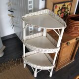 Rattan shelf