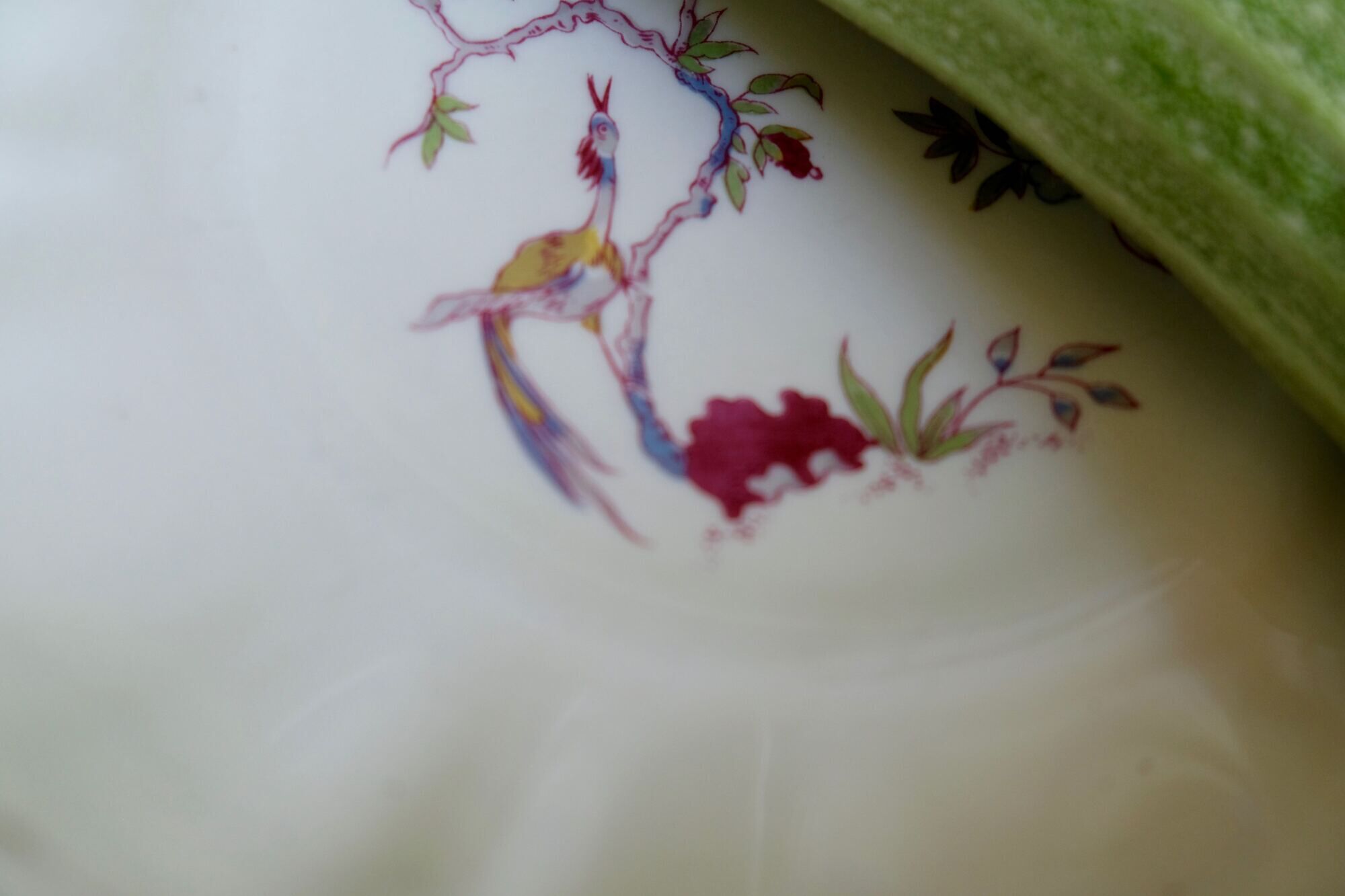 Flat porcelain bowl B & C Limoges L. Bernardaud & Cie France