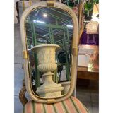 Venetian "Torgiglione" Murano Glass Wall Mirror in Barovier Style
