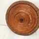 Vintage high-capacity rattan linen basket