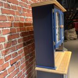 Blue painted wooden dresser