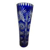 Bohemian crystal vase