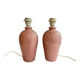 Pair of pink lamp feet