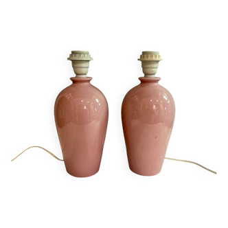 Pair of pink lamp feet