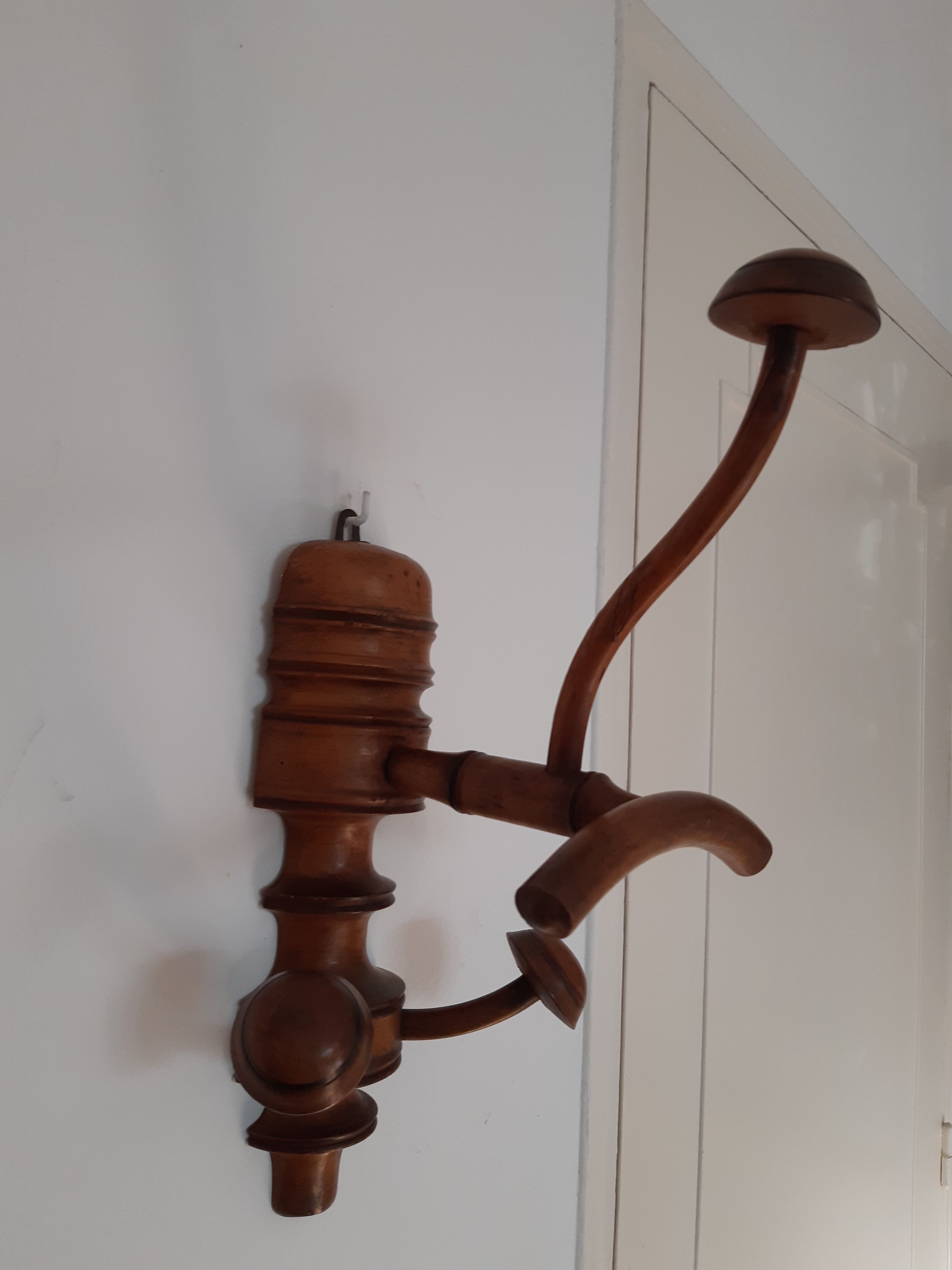 Porte manteau façon bambou