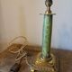 Lamp foot marble and bronze old 19th century