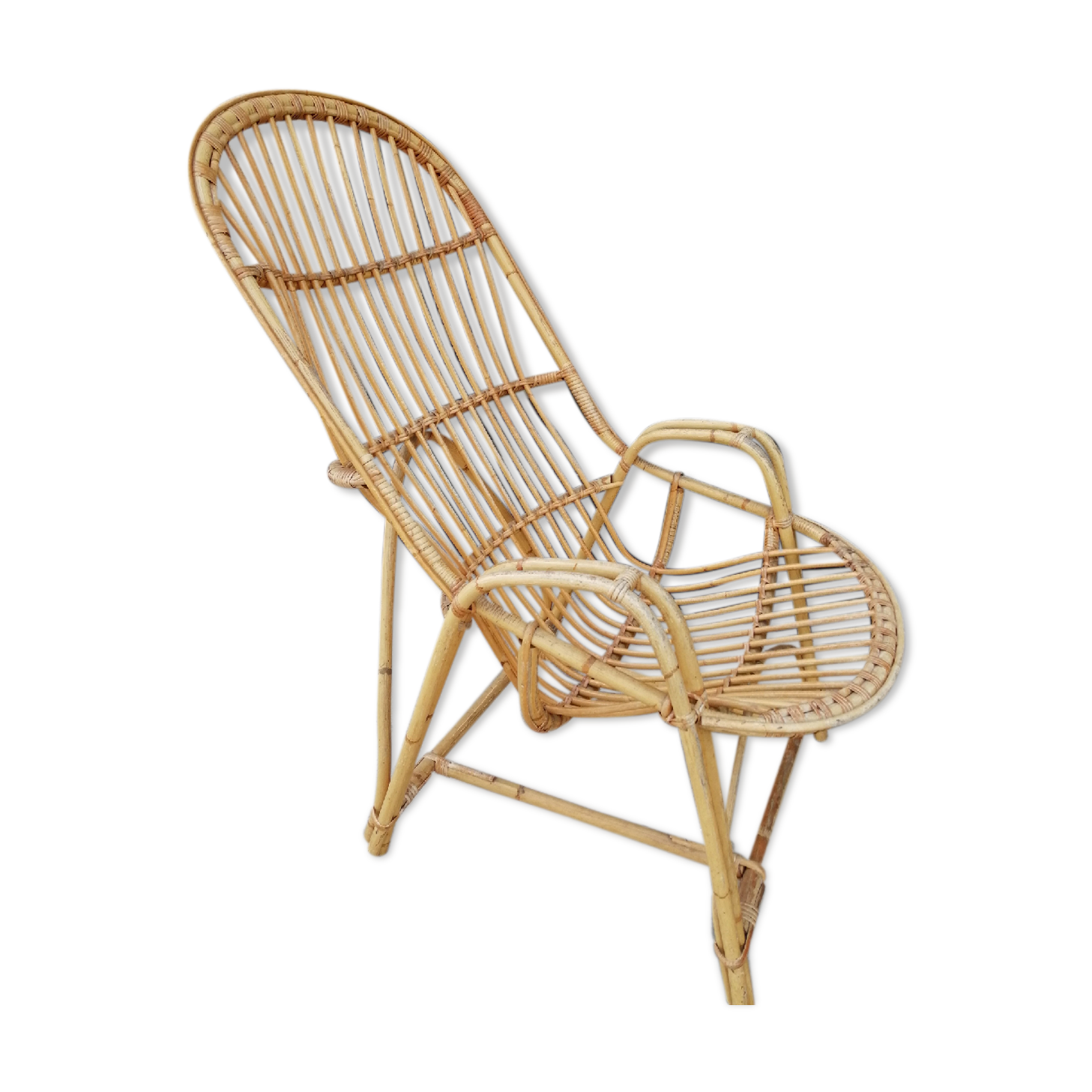 1960 rattan chair