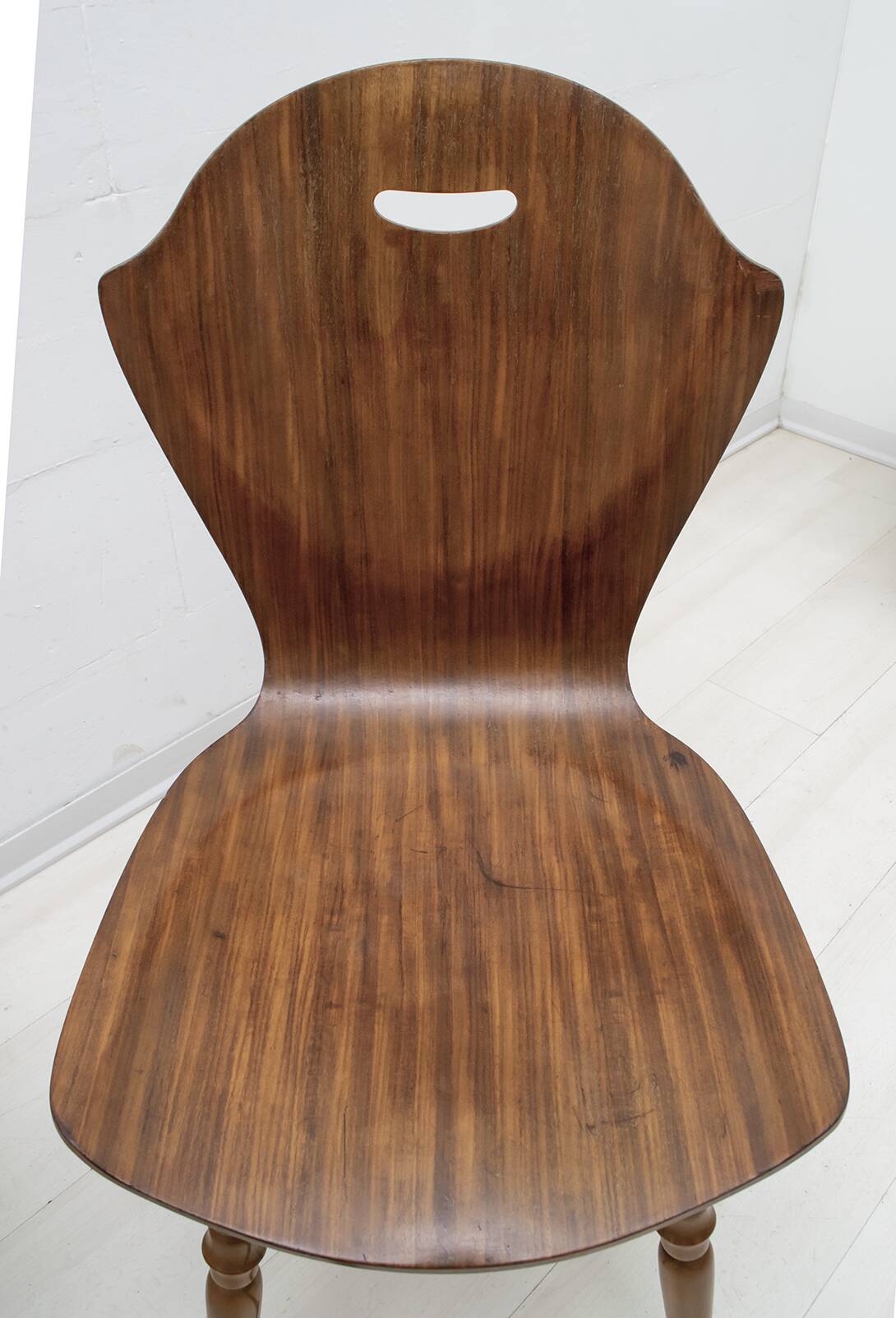 After Carlo Ratti Mid-Century Modern Italian Bentwood Chairs, 1950s