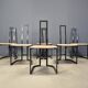 Gastone Rinaldi postmodern dining chairs for Thema Italy, 1980s - set