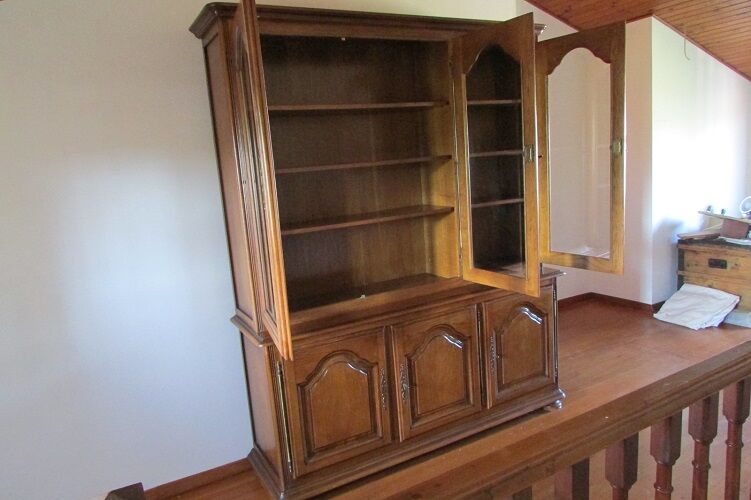 Library 3 doors full and glazed oak