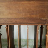Louis XVI style music cabinet display case in 20th century walnut