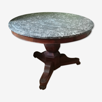 Table pedestal on Napoleon III marble, central foot