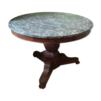 Table pedestal on Napoleon III marble, central foot