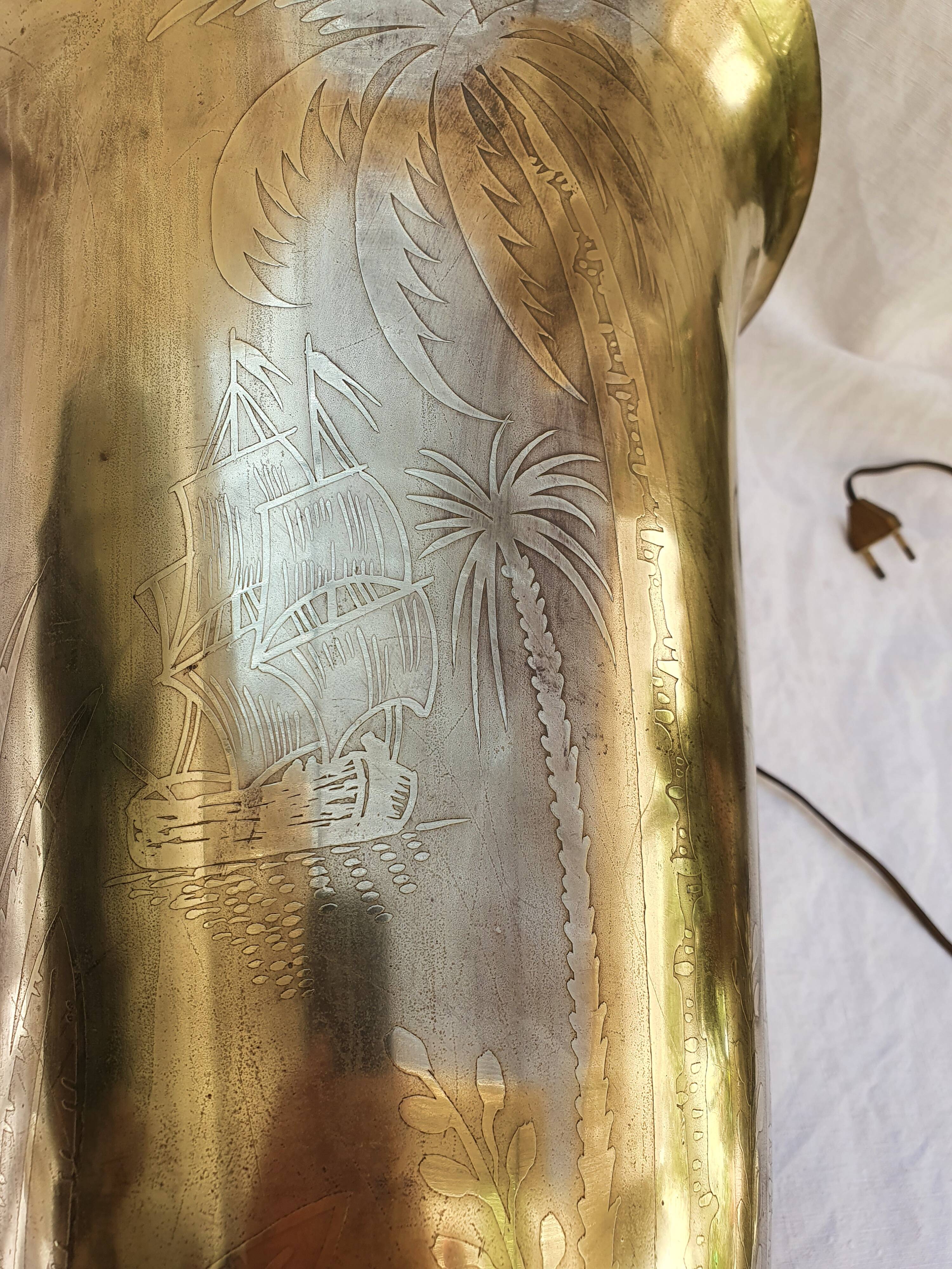 Art deco lamp by Lucien Gerfaux