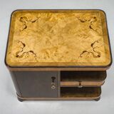 Art Deco Bar Cabinet with Inlays, 1930s