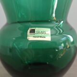 Vase vert JM Glass