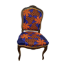 Old chair with wax fabric