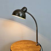 Lampe de table à col de cygne d'atelier industriel, années 1960