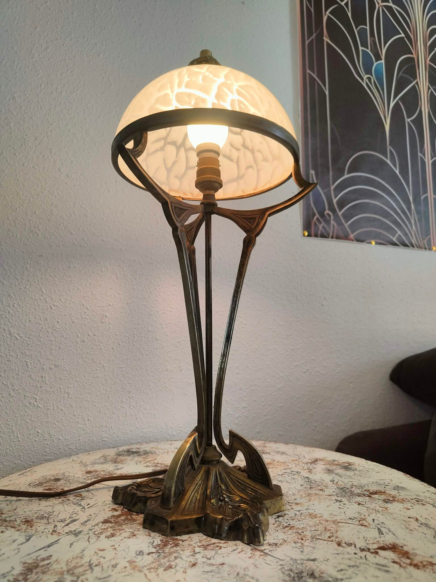 Lampe art nouveau 1900/1910