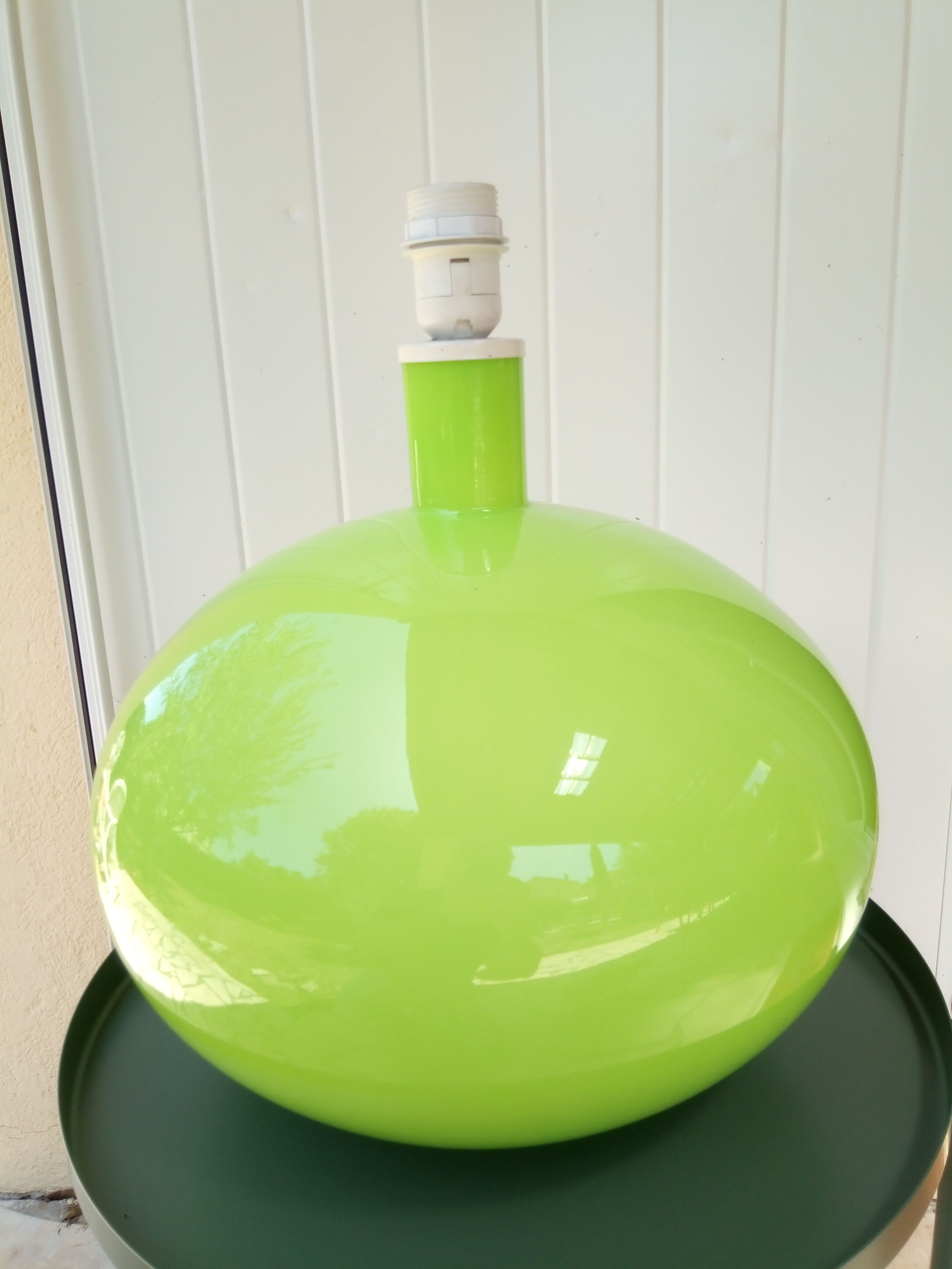 Anne Nilsson design coloured glass lamp