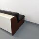 Banquette canapé-lit vintage avec éclairage intégré, design italien Beka Tortuga, en skai, fibre
