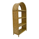 Paire de petites bibliothèques italiennes en bambou, années 1970