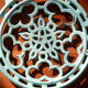 Blue enamelled cast iron flat