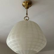 Scandinavian frosted glass pendant light