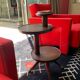 Wooden smoker's table