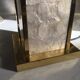 Lampe de table laiton et nacre italien 1970