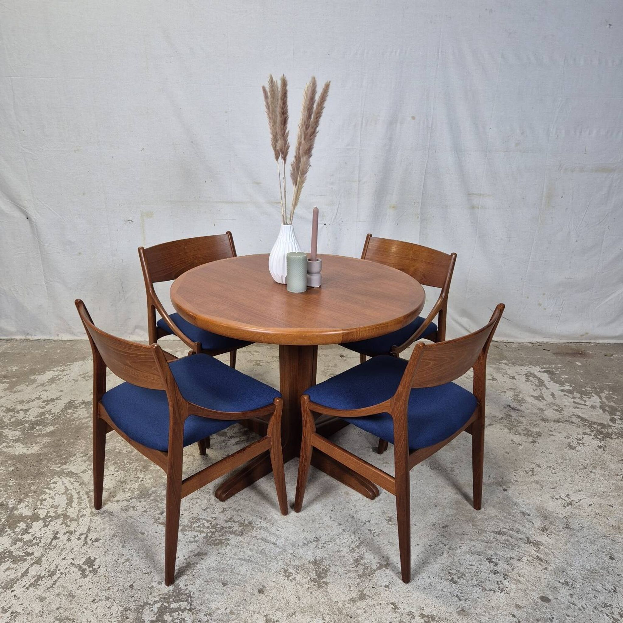 Vintage Danish dining chairs from the 1960s by Vestervig Eriksen.
