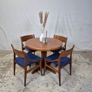 Vintage Danish dining chairs from the 1960s by Vestervig Eriksen.