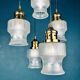 Mid-century glass cascade chandelier, Italy, 1970s.