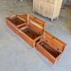 3 nesting chests in solid acacia